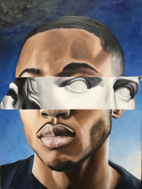 Eyes of Yemi, 2017, oil on canvas